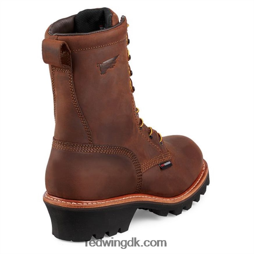 arbejde - stil 6617 handelsmands 6-tommers vandtæt sikkerhedståstøvle med sidelynlås Brun 4228HT85 Red Wing
