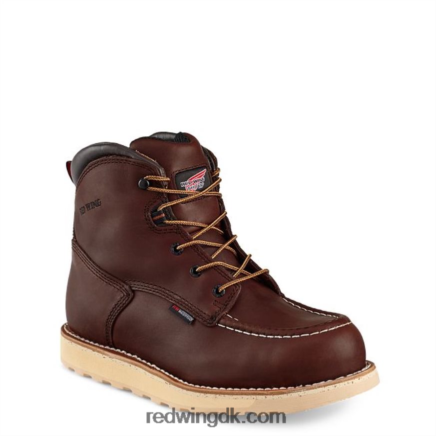 work - style 2241 king toe herre 6-tommer sikkerhedstå støvle Brun 4228HT110 Red Wing
