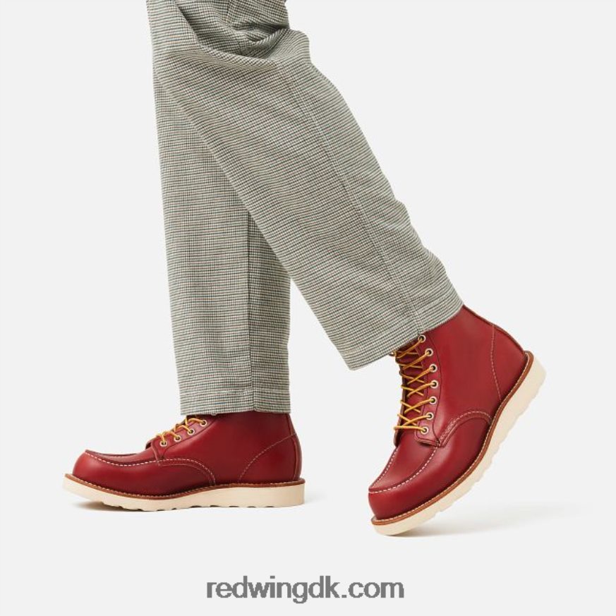 heritage - stil 8849 klassisk moc herre 6-tommer støvle i prærielæder rødbrun 4228HT176 Red Wing