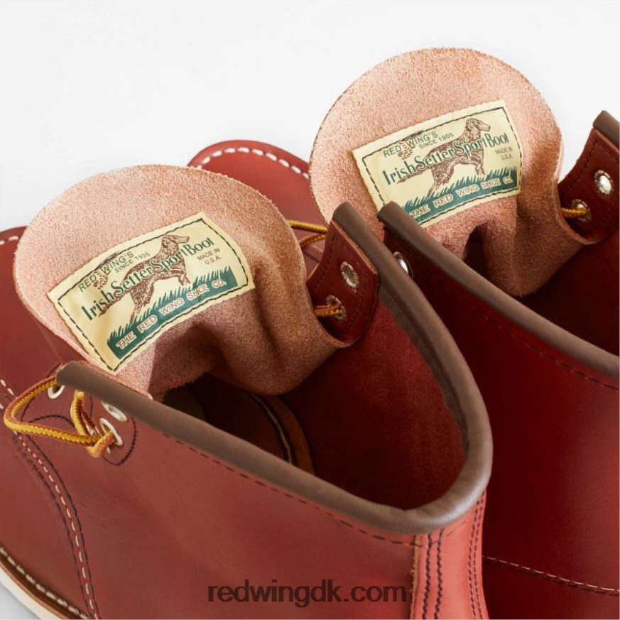 heritage - stil 8849 klassisk moc herre 6-tommer støvle i prærielæder rødbrun 4228HT176 Red Wing
