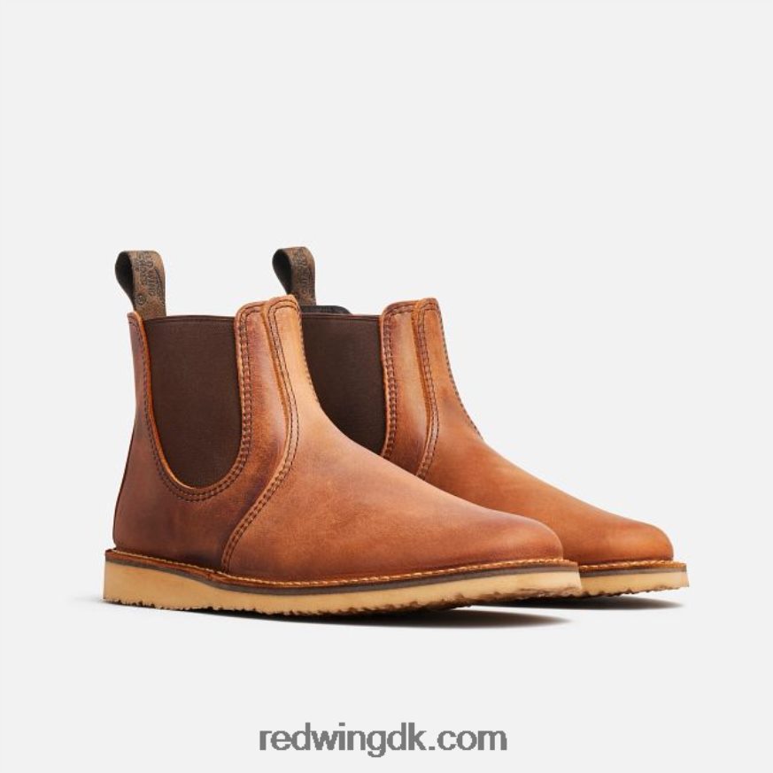 heritage - style 3404 clara damestøvle med hæl i ældre læder kobber 4228HT179 Red Wing