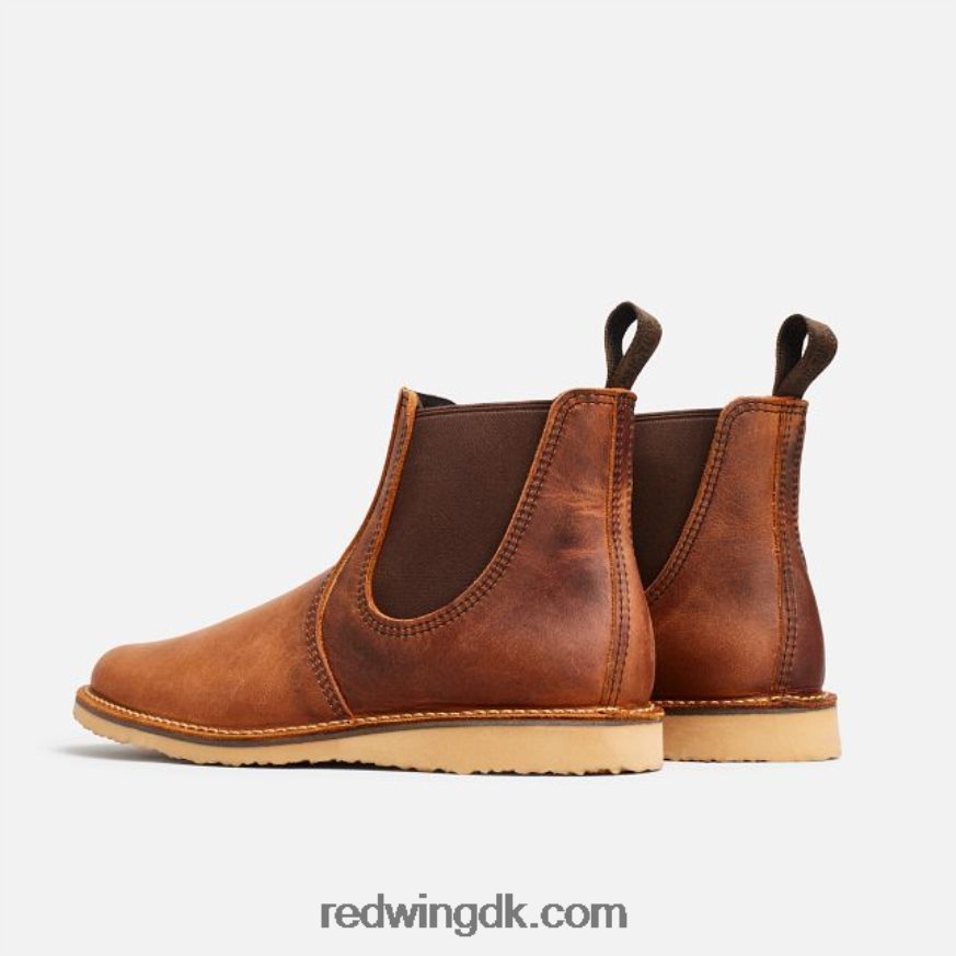 heritage - style 3404 clara damestøvle med hæl i ældre læder kobber 4228HT179 Red Wing