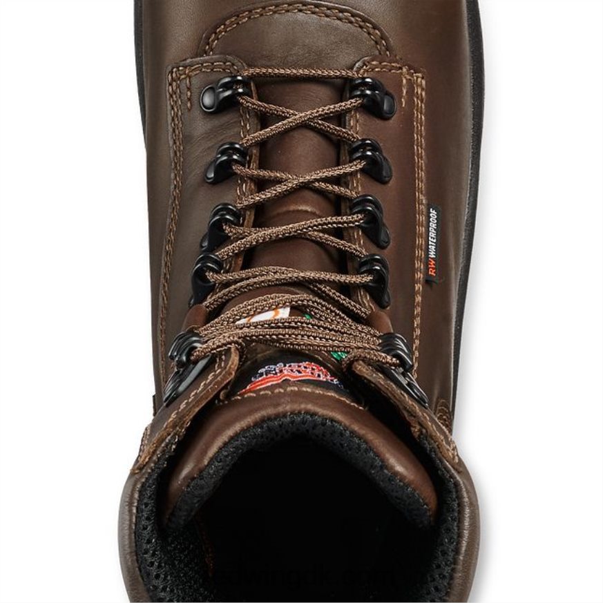 style 96518 læderbælte herrebælte i hawthorne muleskinner læder Brun 4228HT21 Red Wing