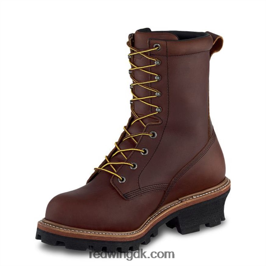 style 96523 læderbælte herrebælte i frontenac læder Brun 4228HT23 Red Wing