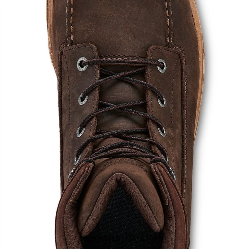 style 97516 fleece-foret ruskind loafer hjemmesko herre fåreskind fleece-foret loafer moccasin Brun 4228HT3 Red Wing