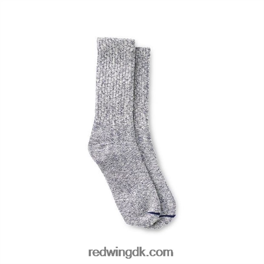 style 97641 uldsok med dyb tåhætte til mænd med dyb tåkappe besætningssok blå/hvid 4228HT199 Red Wing