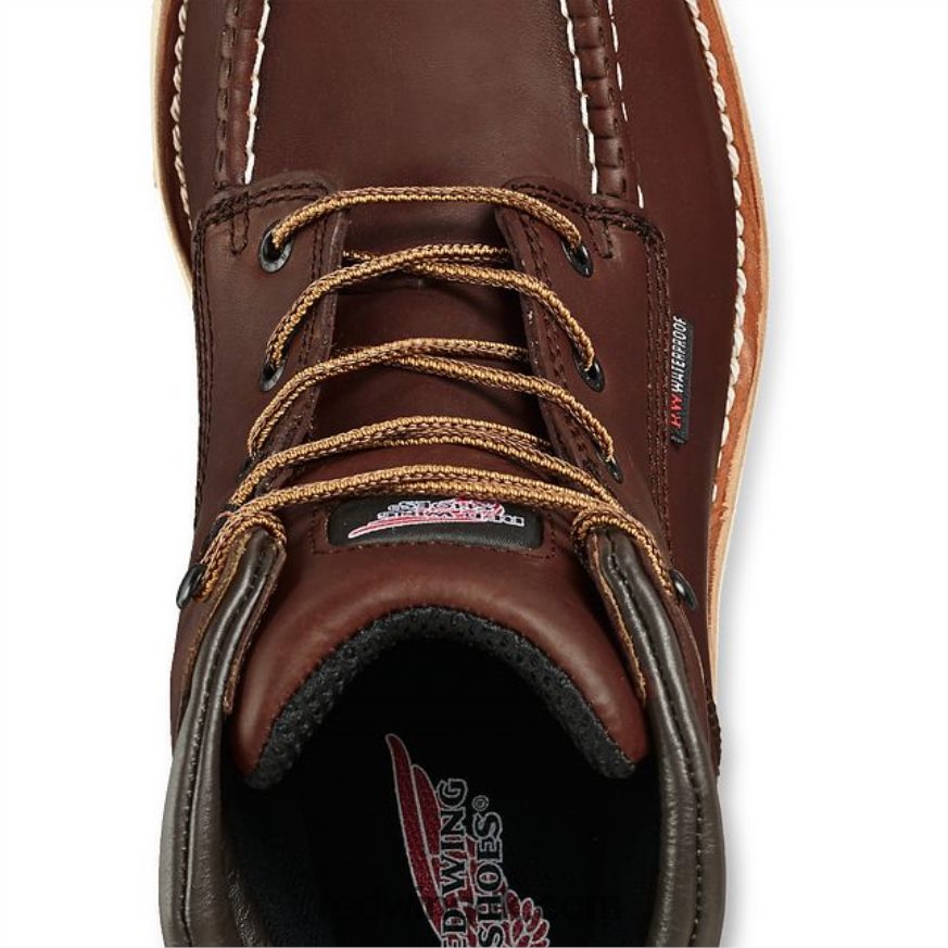 work - style 2241 king toe herre 6-tommer sikkerhedstå støvle Brun 4228HT110 Red Wing