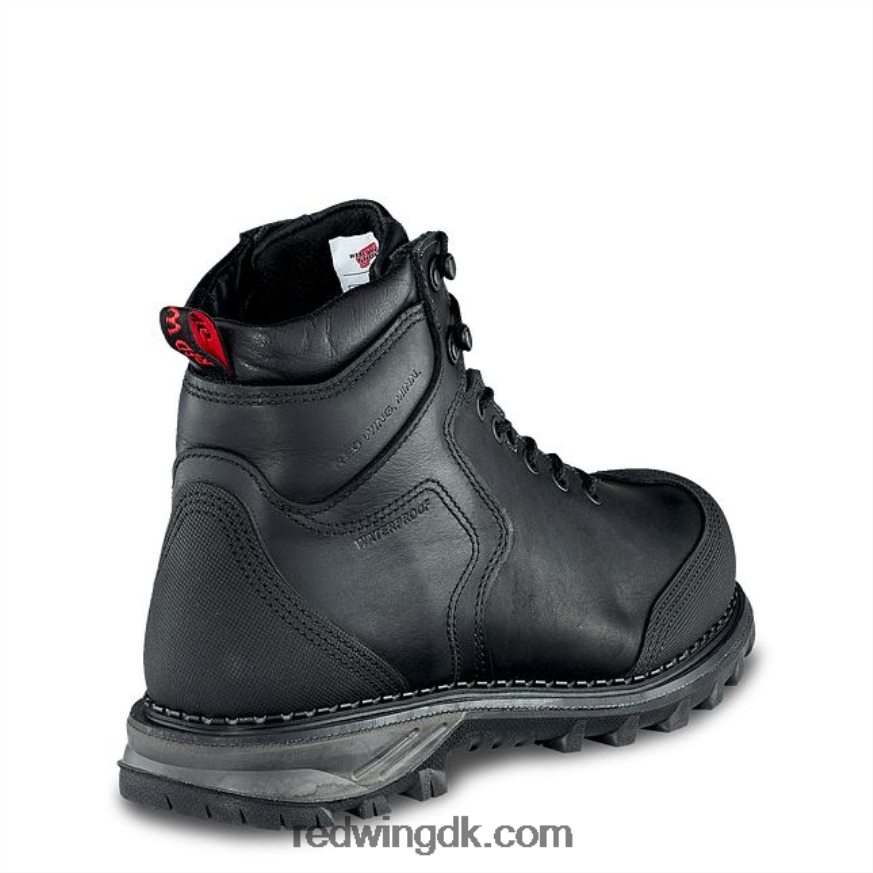 work - style 2410 burnside herre 6-tommer vandtæt sikkerhedstå støvle sort 4228HT108 Red Wing