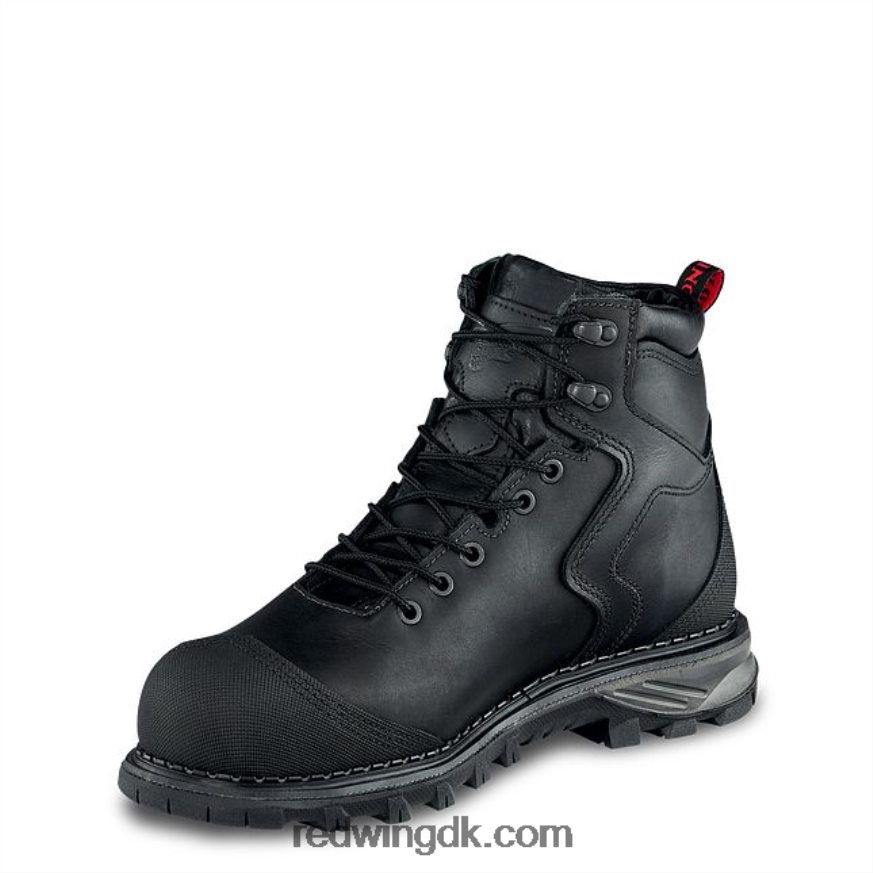 work - style 2410 burnside herre 6-tommer vandtæt sikkerhedstå støvle sort 4228HT108 Red Wing