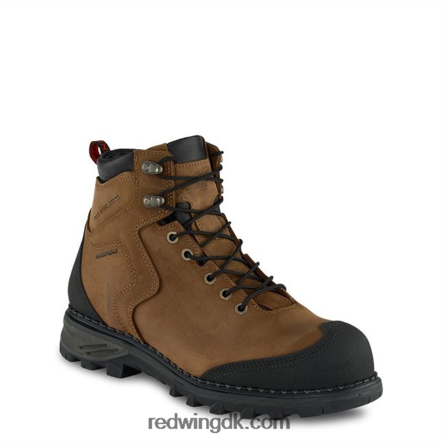 work - style 2415 traktion tred herre 6-tommer vandtæt sikkerhedstå støvle Brun 4228HT109 Red Wing