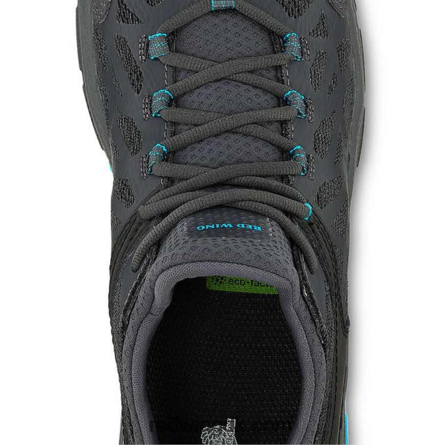 work - style 2445 traction tred lite dames 6-tommer vandtæt sikkerhedståstøvle sort/blå 4228HT164 Red Wing