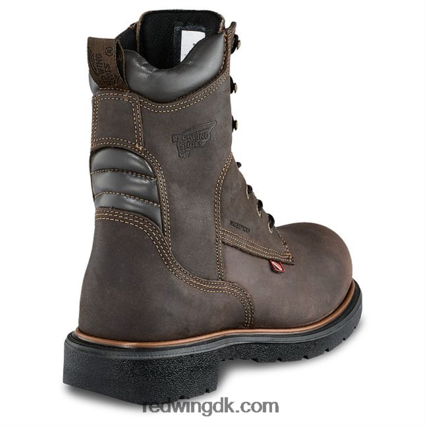 work - style 4420 loggermax herre 9-tommer vandtæt sikkerhedstå støvle Brun 4228HT114 Red Wing