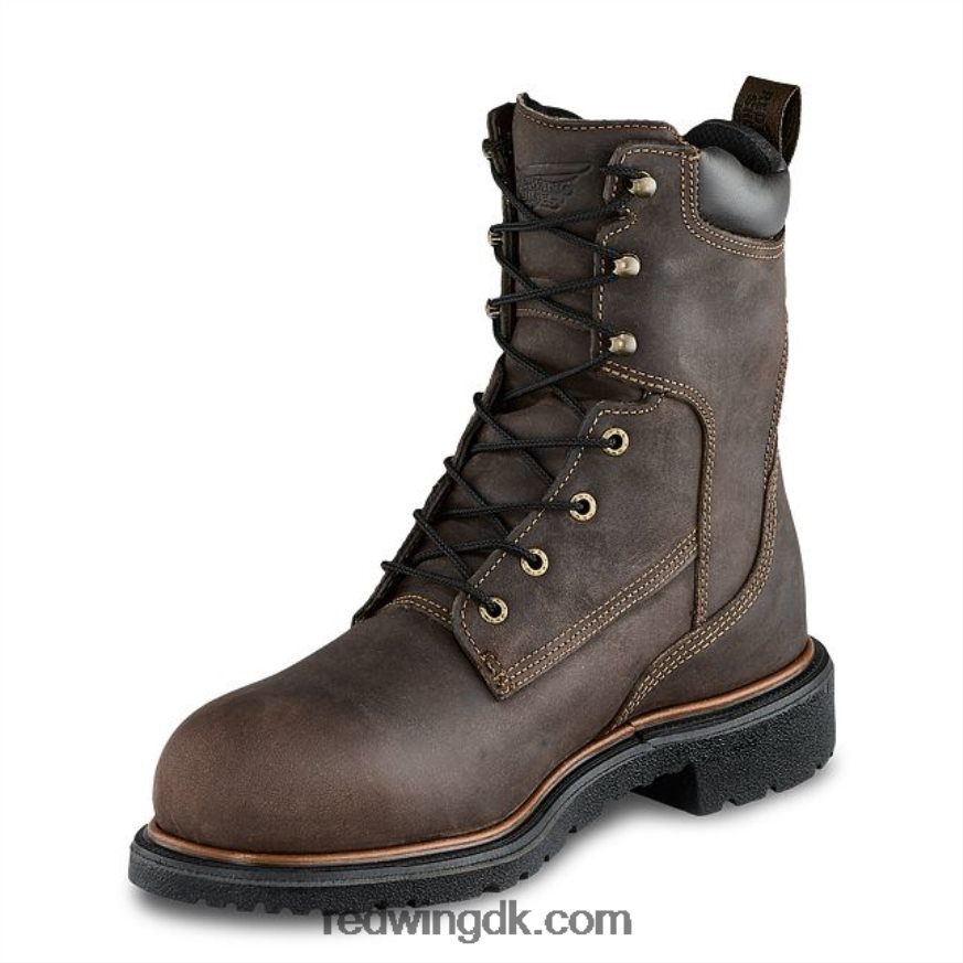 work - style 4420 loggermax herre 9-tommer vandtæt sikkerhedstå støvle Brun 4228HT114 Red Wing
