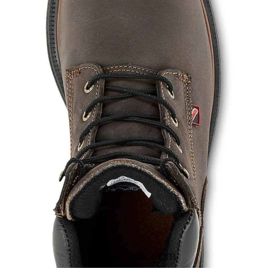 work - style 4420 loggermax herre 9-tommer vandtæt sikkerhedstå støvle Brun 4228HT114 Red Wing