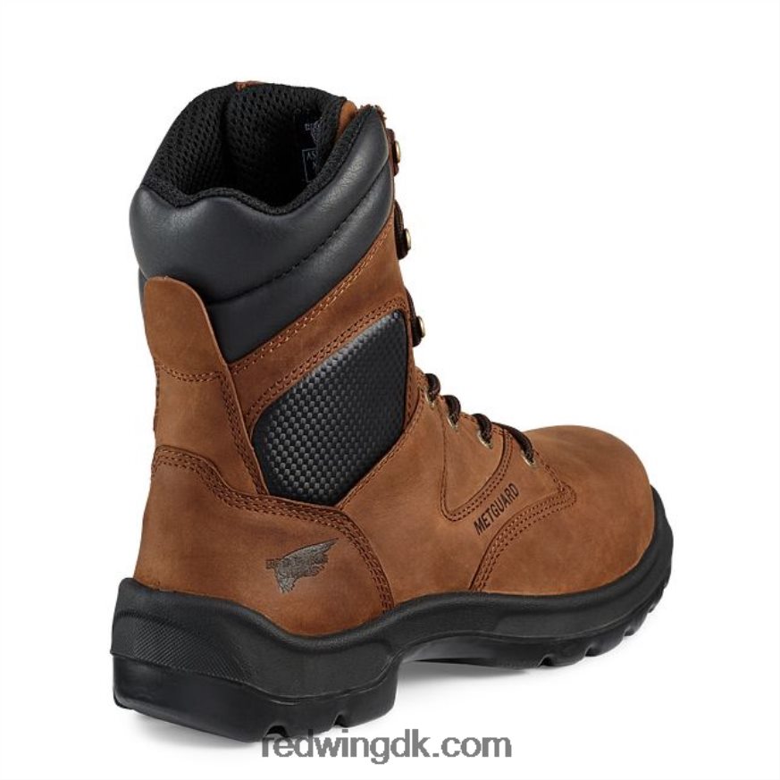 work - style 4433 supersole herre 6-tommer vandtæt sikkerhedstå metguard støvle Brun 4228HT87 Red Wing