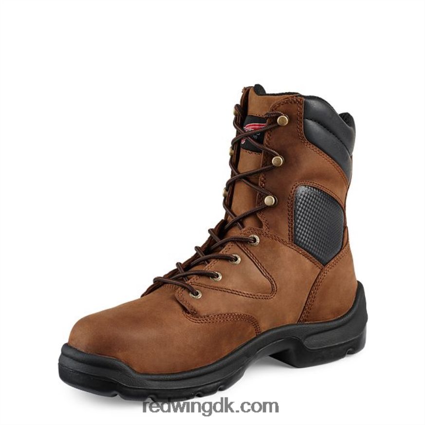 work - style 4433 supersole herre 6-tommer vandtæt sikkerhedstå metguard støvle Brun 4228HT87 Red Wing
