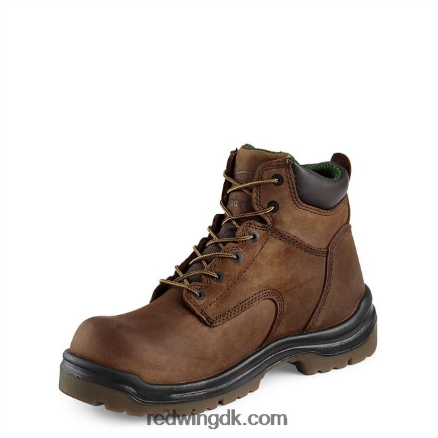 work - style 4456 king toe herre 6-tommer sikkerhedstå metguard støvle Brun 4228HT111 Red Wing