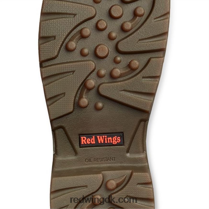 work - style 4456 king toe herre 6-tommer sikkerhedstå metguard støvle Brun 4228HT111 Red Wing